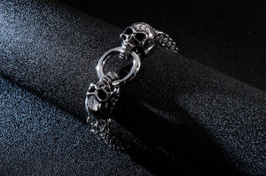 Skull Titanium Steel Domineering Bracelet
