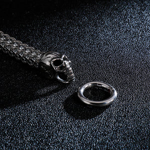 Skull Titanium Steel Domineering Bracelet