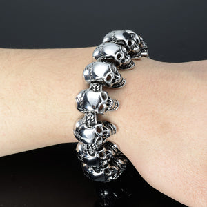 Men's Skull Titanium Steel Bracelet