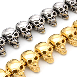 Men's Skull Titanium Steel Bracelet