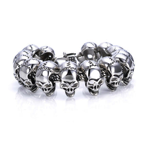 Men's Skull Titanium Steel Bracelet