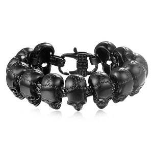 Men's Skull Titanium Steel Bracelet