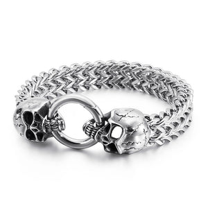 Skull Titanium Steel Domineering Bracelet