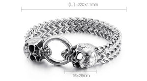 Skull Titanium Steel Domineering Bracelet