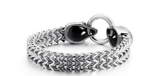 Skull Titanium Steel Domineering Bracelet