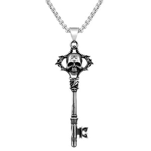 Skull Key Necklace