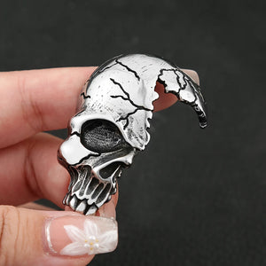 Half Skull  Stainless Steel Necklace